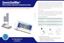 SonicSniffer ultrasonic frequency meter brochure