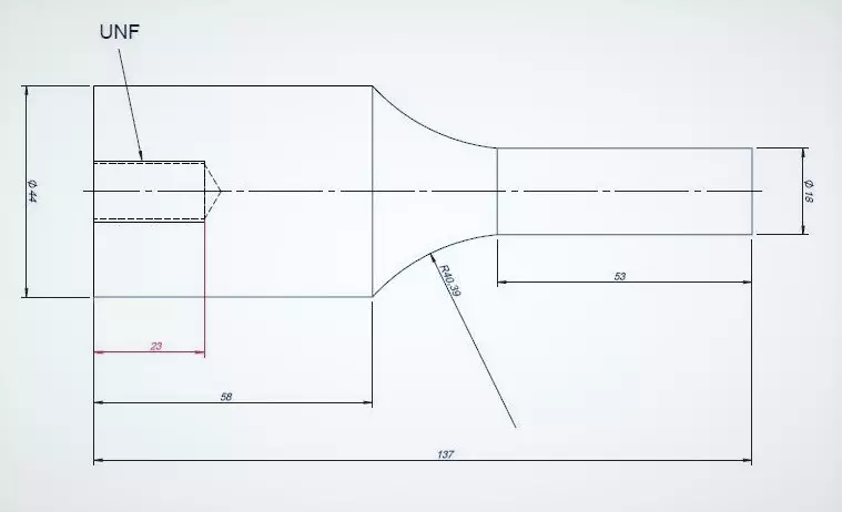Diseño de un sonotrodo cilíndrico de 20 kHz que se puede sintonizar con el Analizador TRZ®.