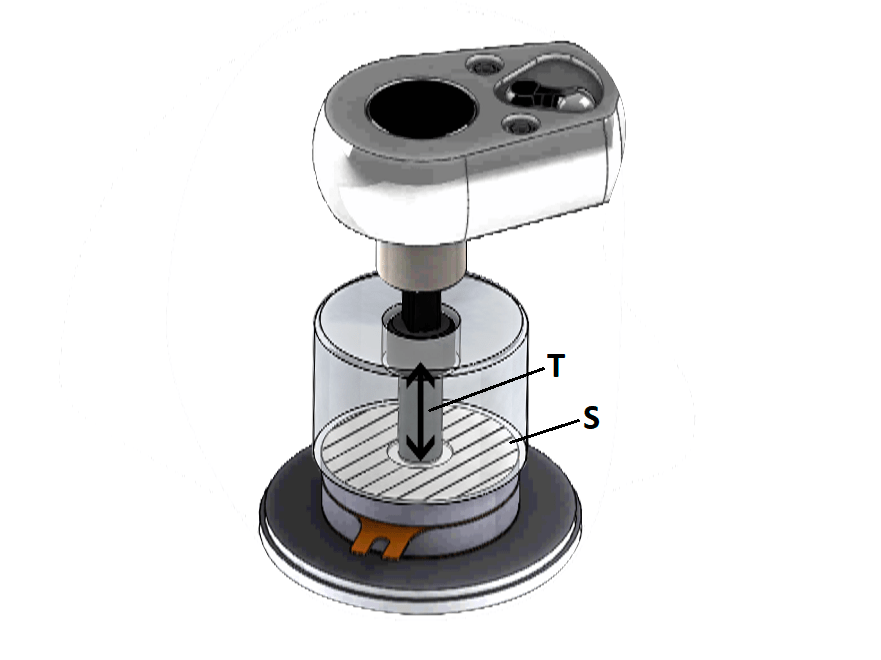 Tensión en el tornillo y presión en las cerámicas con la pré-compresión.